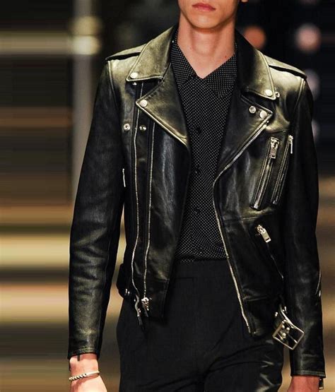 replica saint laurent leather jacket|saint laurent leather jacket alternative.